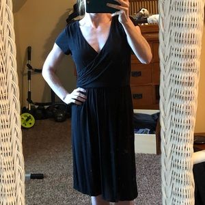 J.Crew cross-over short sleeve Dress